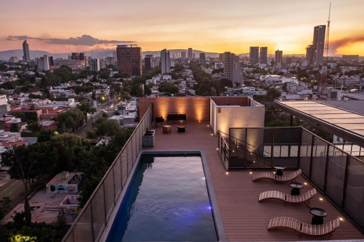 Galeria Flat Rooftop Pool Witgdl Guadalajara Eksteriør billede
